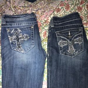 Selling my gently worn miss me jeans!!